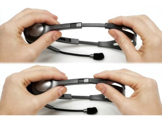 Наушники с микрофоном проводные Logitech Stereo Headset H111 Black